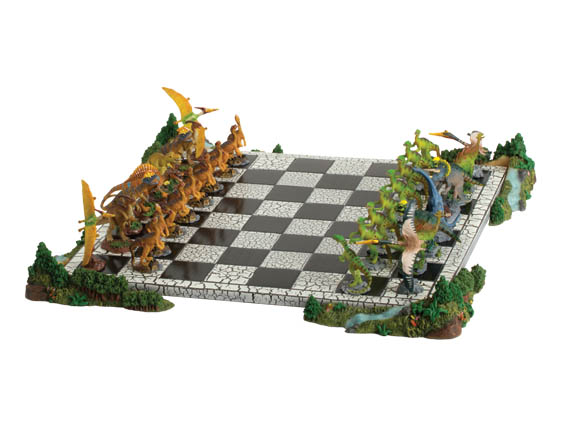 dinosaur chess board game
