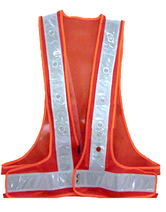 brand new flashing LED illuminated safety vest. This blinking vests 